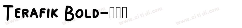 Terafik Bold字体转换